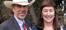 Portrait photo of Robert and Mary Rieck, who generously support SURCA.